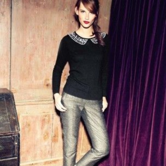 Boden Sweaters - BODEN Peter Pan Jewelled Collar Sweater {2C44}